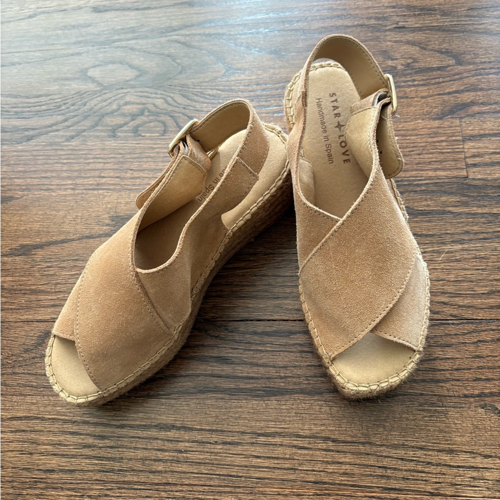 Tan Espadrille Sandals
